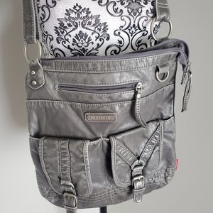 Gray Destressed Union Bay Crossbody